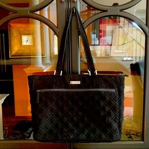 Vera Bradley Black Laptop Tote